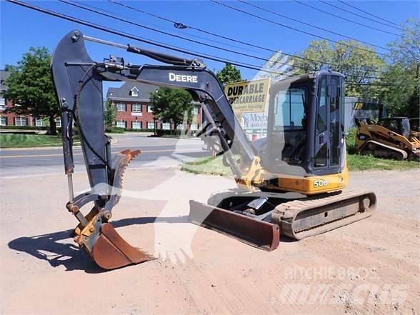John Deere 50D Minigravemaskiner