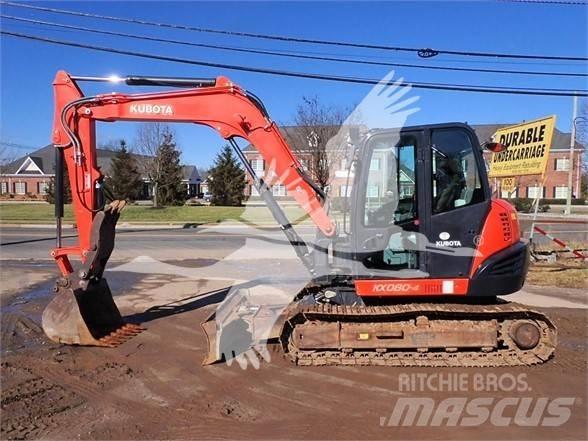 Kubota KX080-4 Gravemaskiner på larvebånd