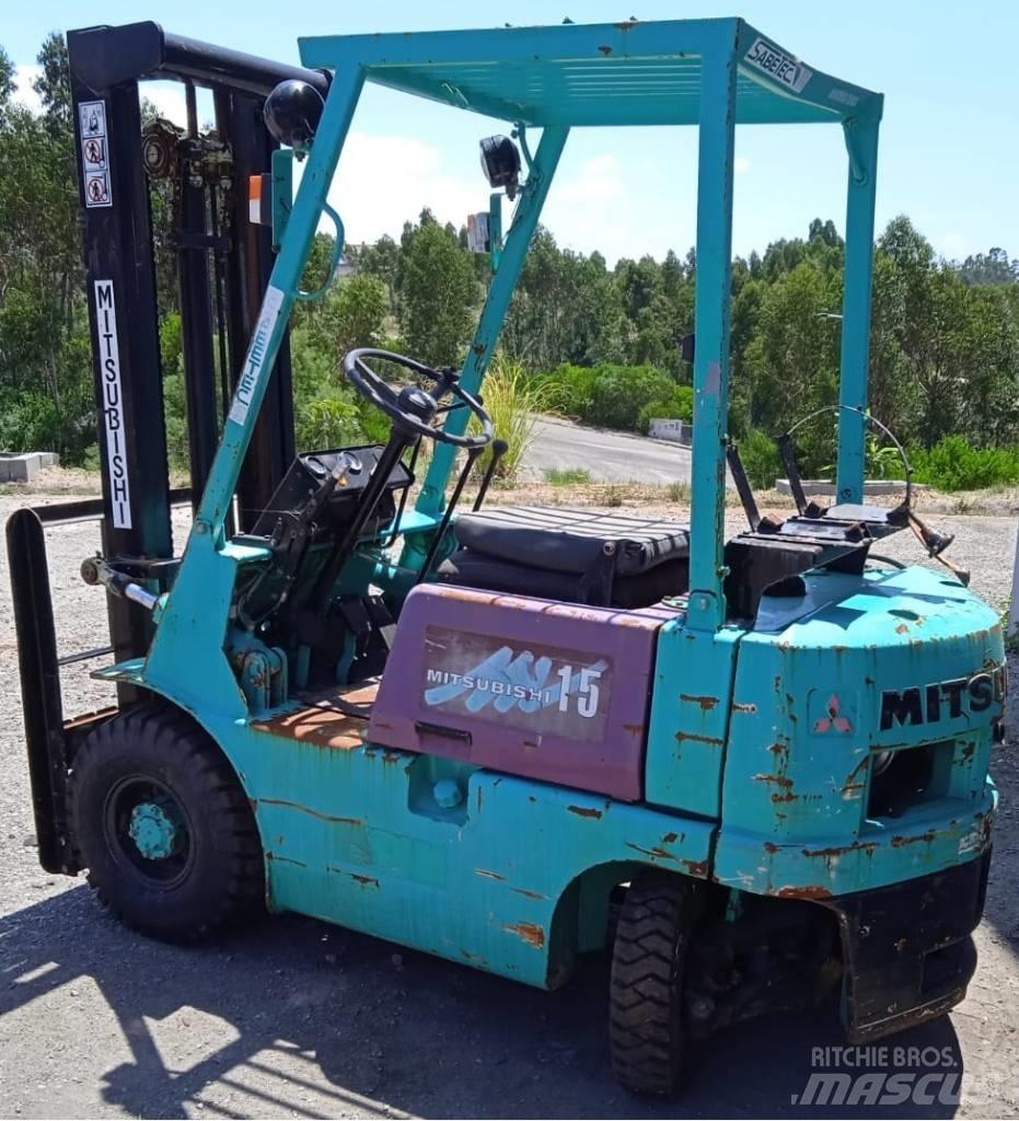 Mitsubishi FG15 LPG gaffeltrucks
