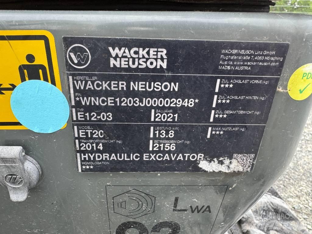 Wacker Neuson ET20 Gravemaskiner på larvebånd