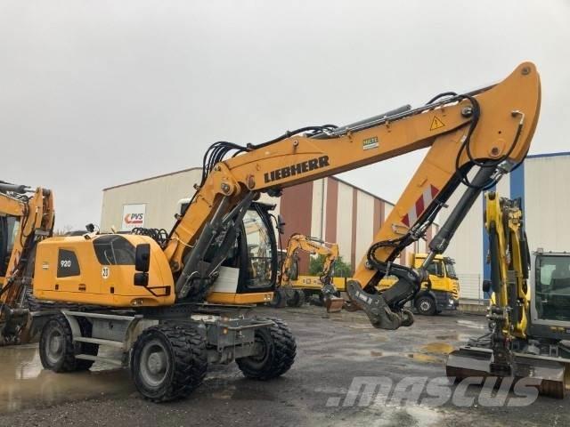 Liebherr A920 Gravemaskiner på hjul