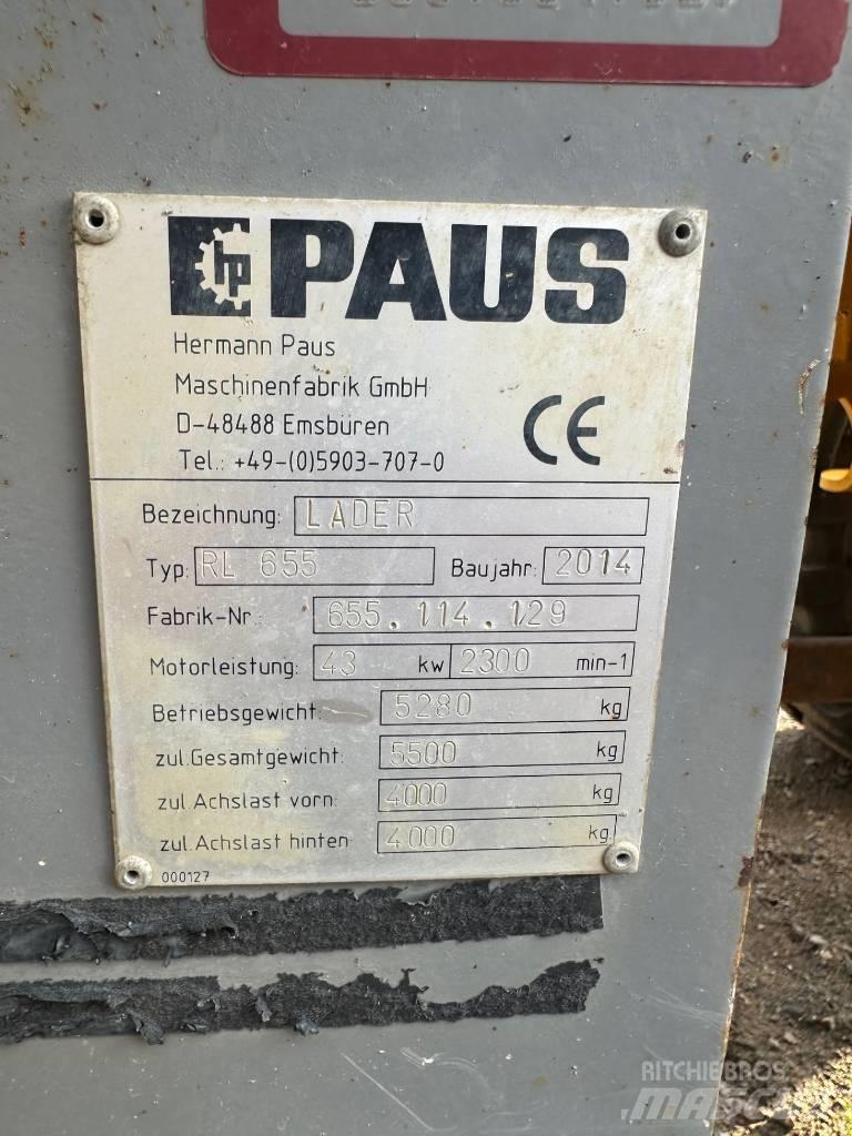 Paus RL 655 Læssemaskiner på hjul