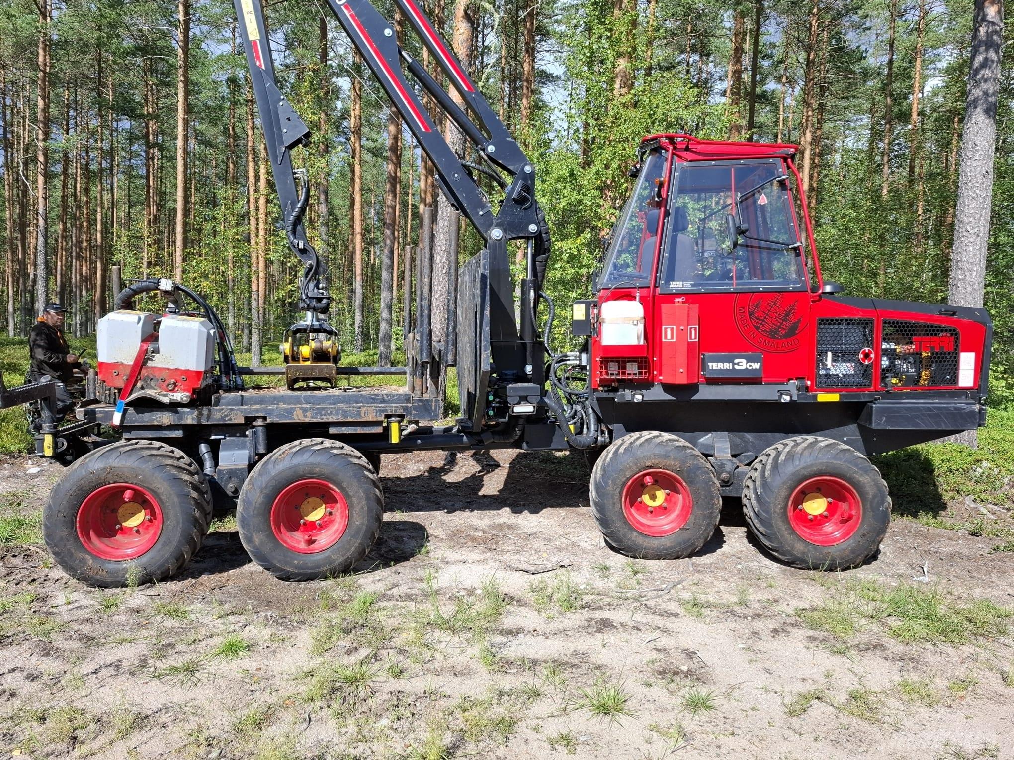 Terri 3cv combi Kombi skovnings-udkørselsmaskiner