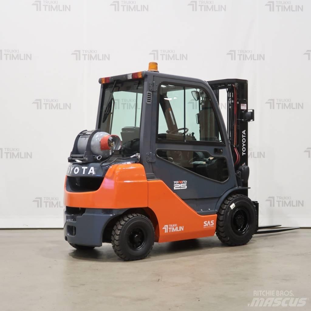 Toyota 02-8FGF25 LPG gaffeltrucks