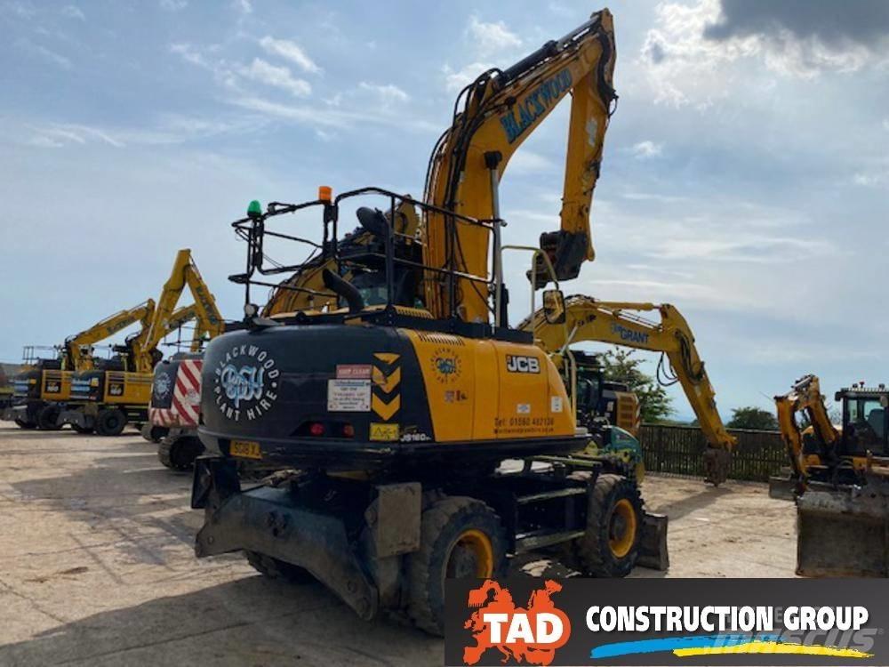 JCB JS 160 W Gravemaskiner på hjul