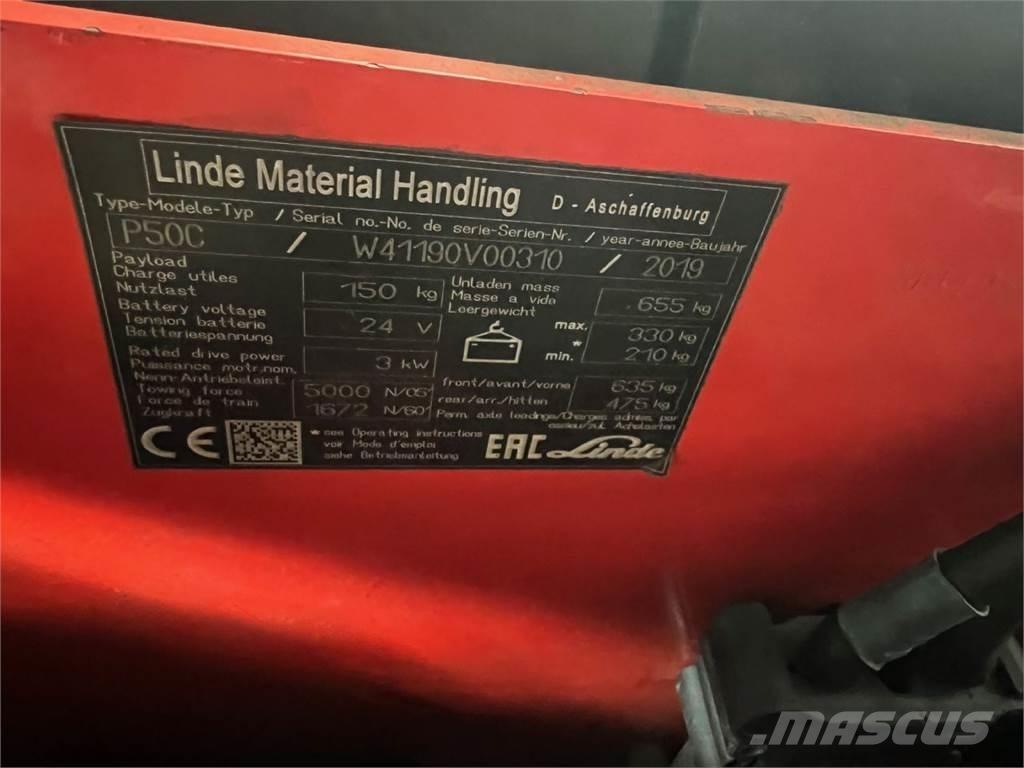 Linde P 50C Bugsertruck