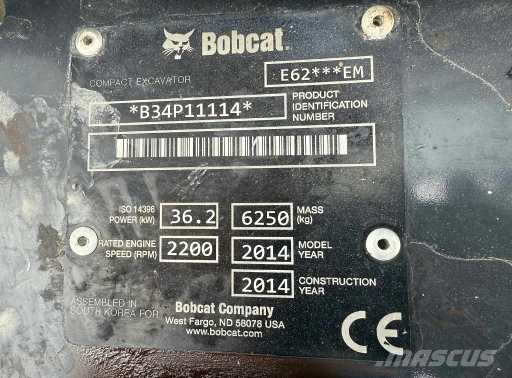 Bobcat E 62 Minigravemaskiner