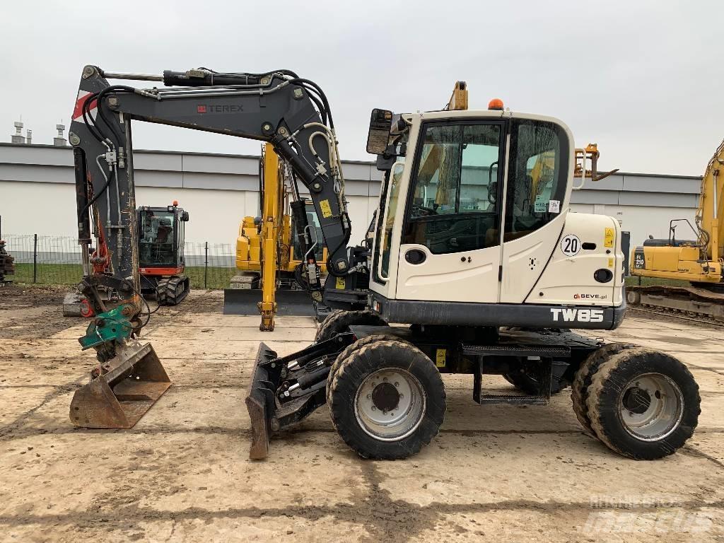 Terex TW 85 Gravemaskiner på hjul