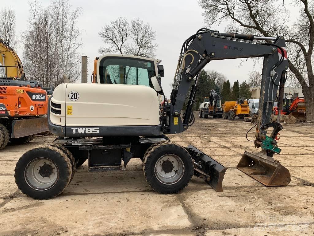 Terex TW 85 Gravemaskiner på hjul