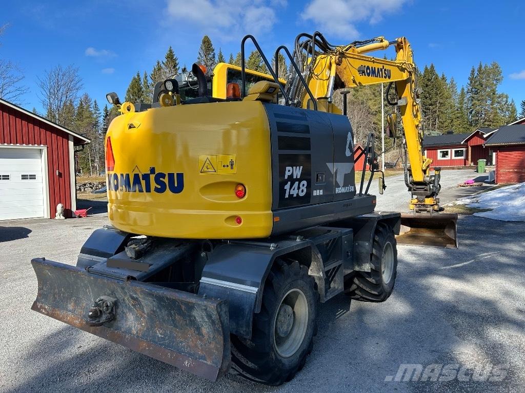 Komatsu PW 148-10 Gravemaskiner på hjul