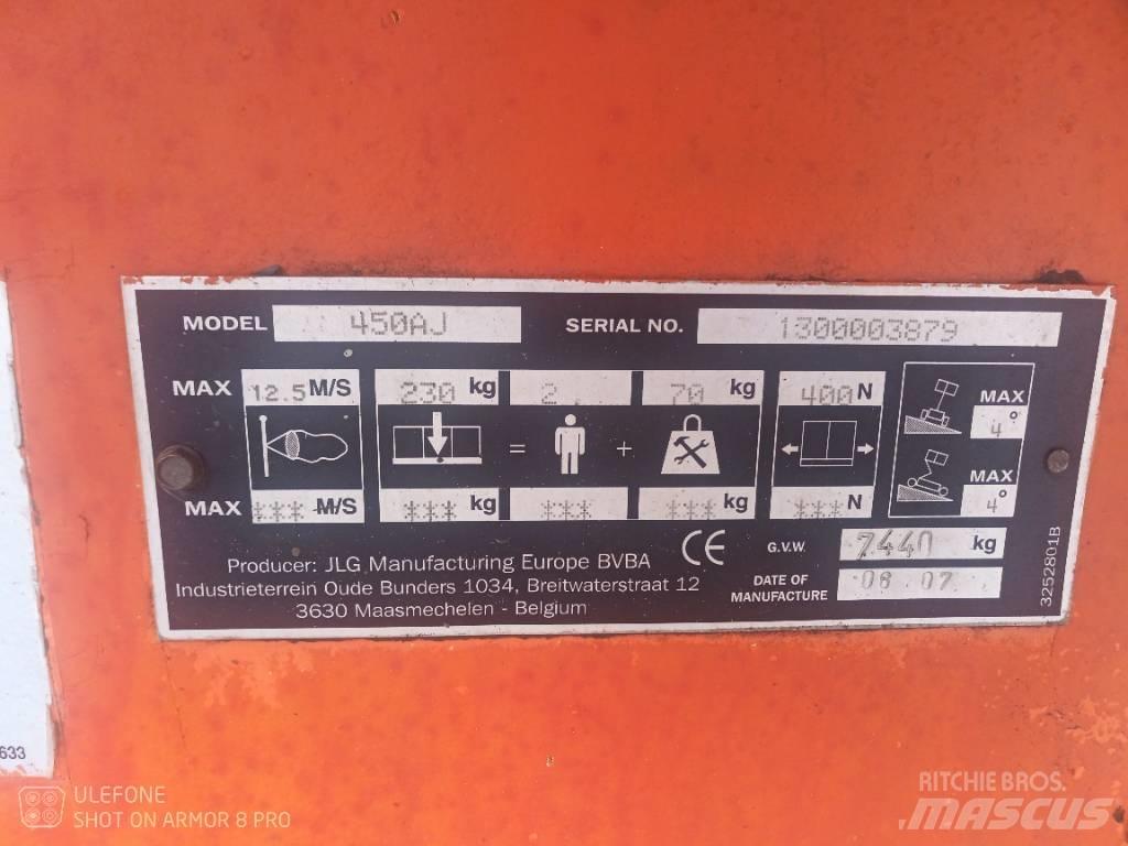 JLG 450 AJS II Bomlifte med knækarm
