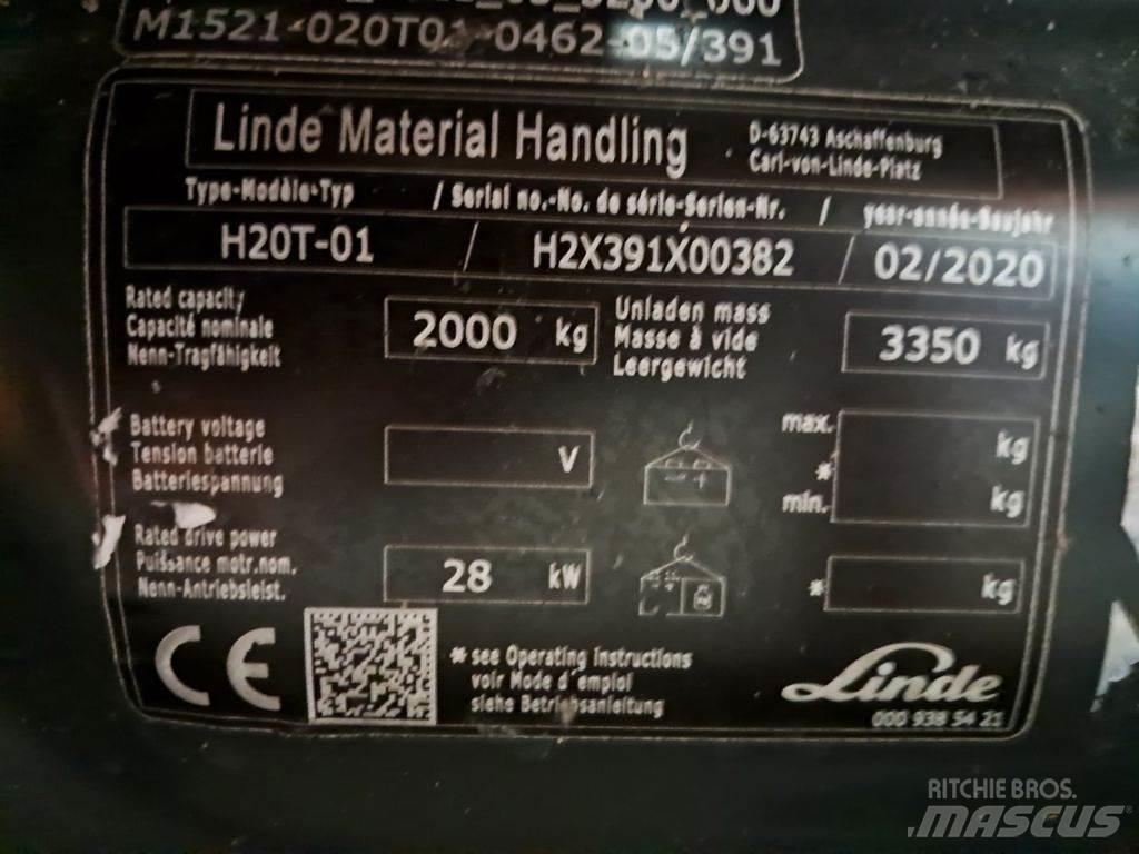 Linde H20T-01 LPG gaffeltrucks