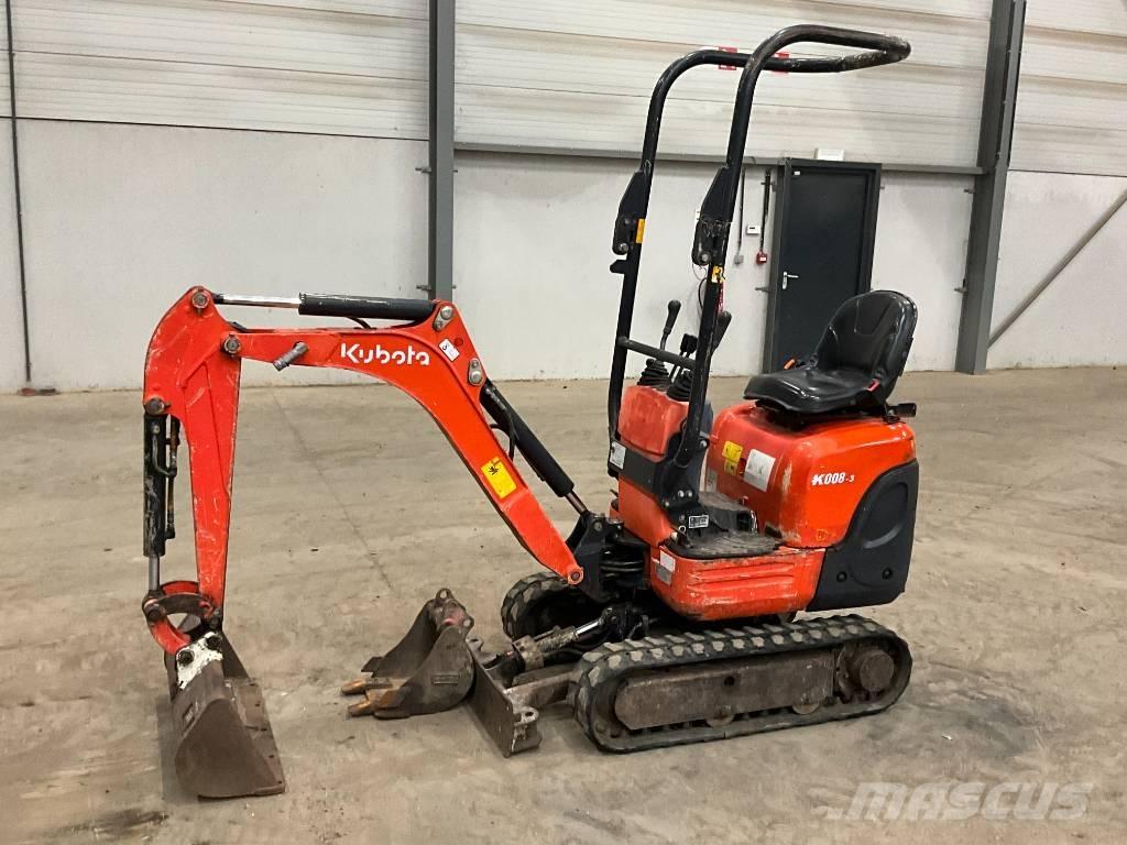 Kubota K 008-3 Minigravemaskiner
