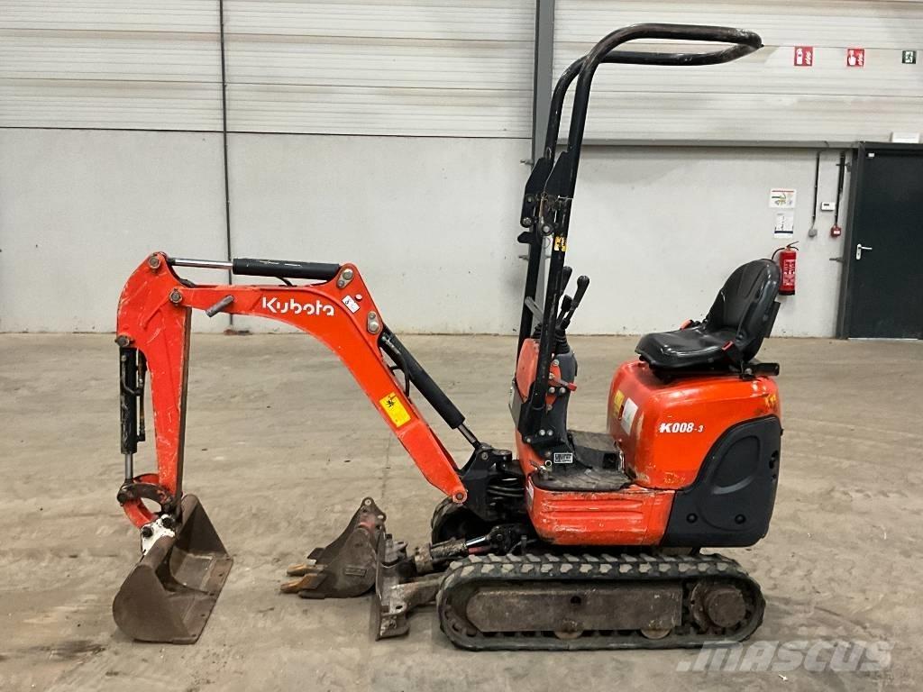 Kubota K 008-3 Minigravemaskiner
