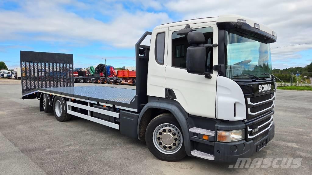Scania P320 6X2*4 Flatbed lastbiler med spil