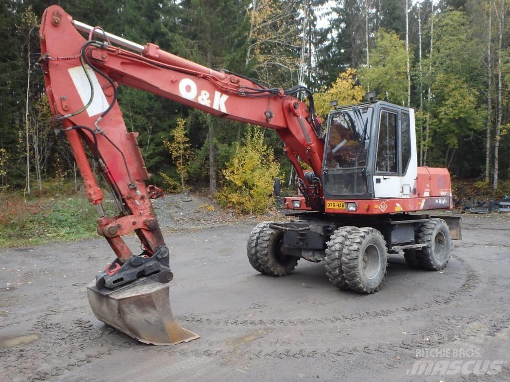 O&K MH Plus Gravemaskiner på hjul