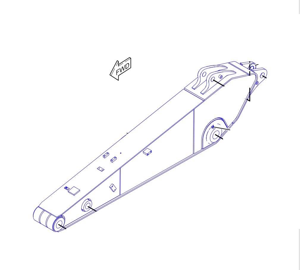 CAT 329 D Booms og dippers