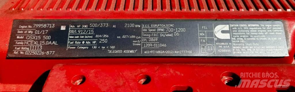 Cummins QSX15 Entreprenør - Andet
