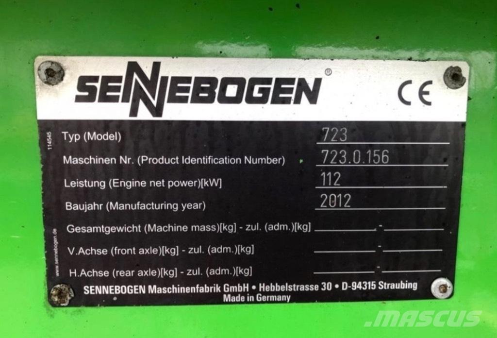 Sennebogen 723 Læssemaskiner på hjul