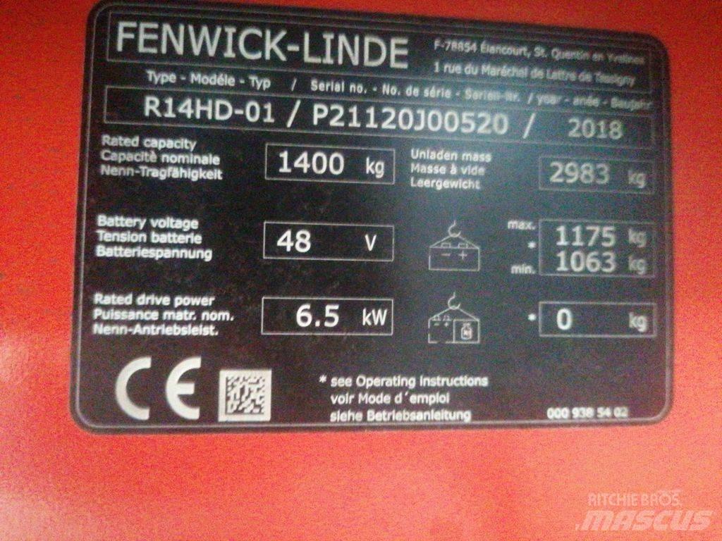 Linde R14HD Reachtruck