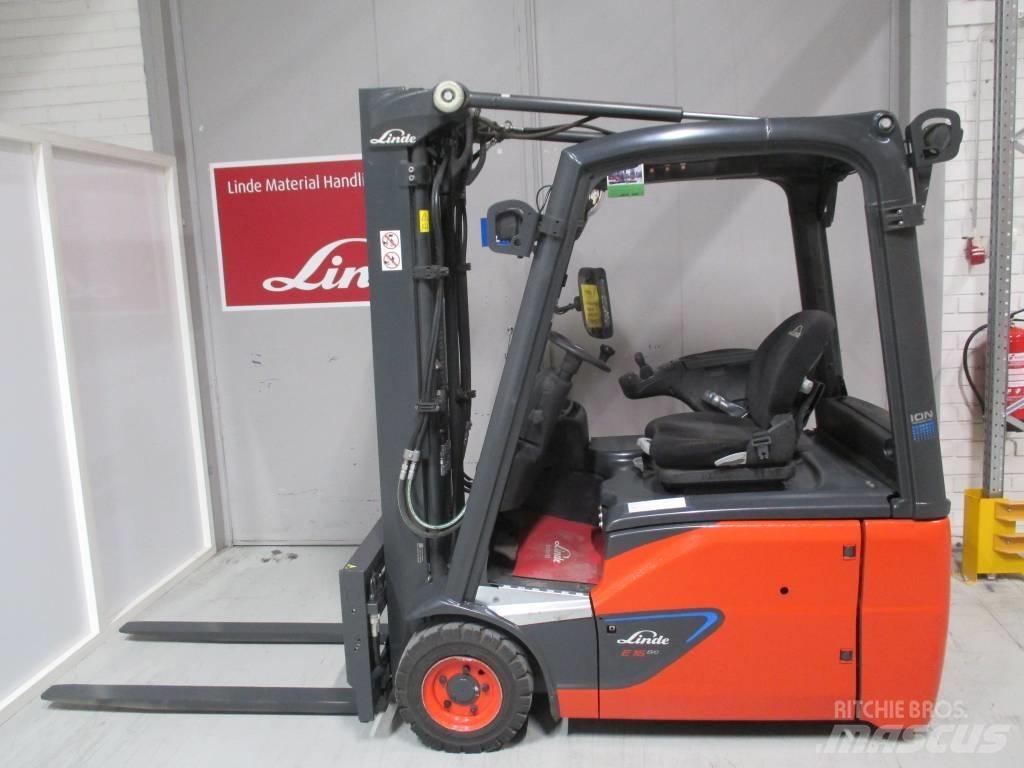 Linde E16 El gaffeltrucks