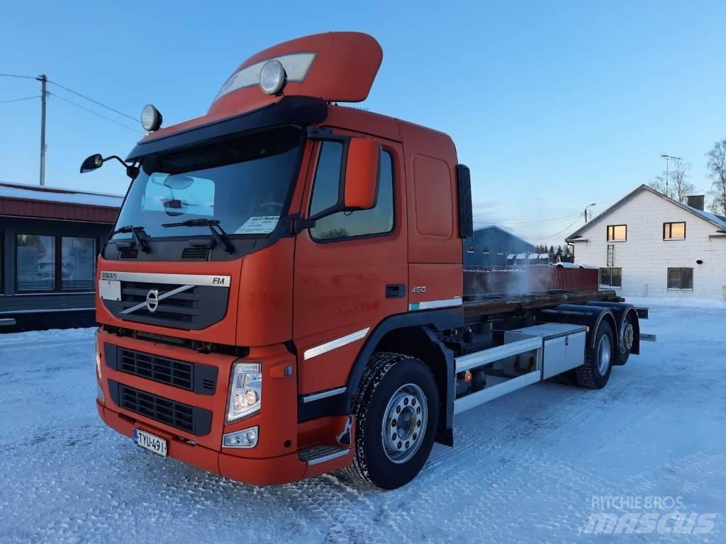 Volvo FM 450 Lastbiler med containerramme / veksellad