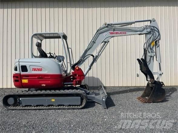 Takeuchi TB260 Gravemaskiner på larvebånd