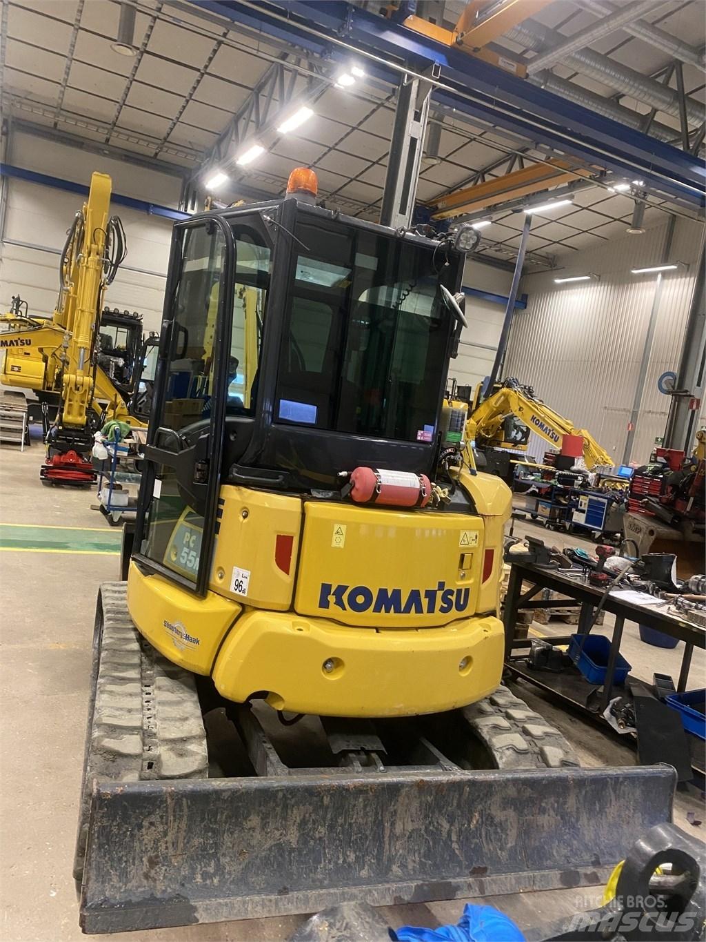 Komatsu PC55MR-5 Minigravemaskiner