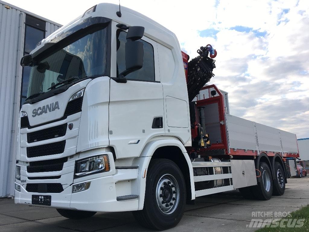 Scania R 500 LB Lastbil med kran