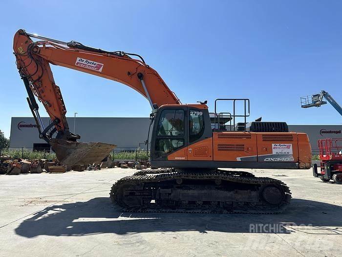 Doosan DX340LC-5 Gravemaskiner på larvebånd