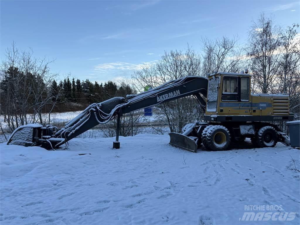 Åkerman EW200/2500 Gravemaskiner på hjul
