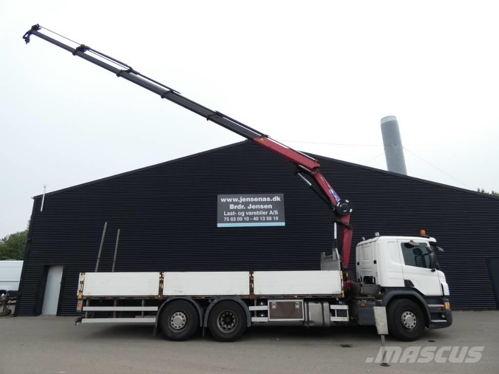 Scania P 360 Lastbil med kran