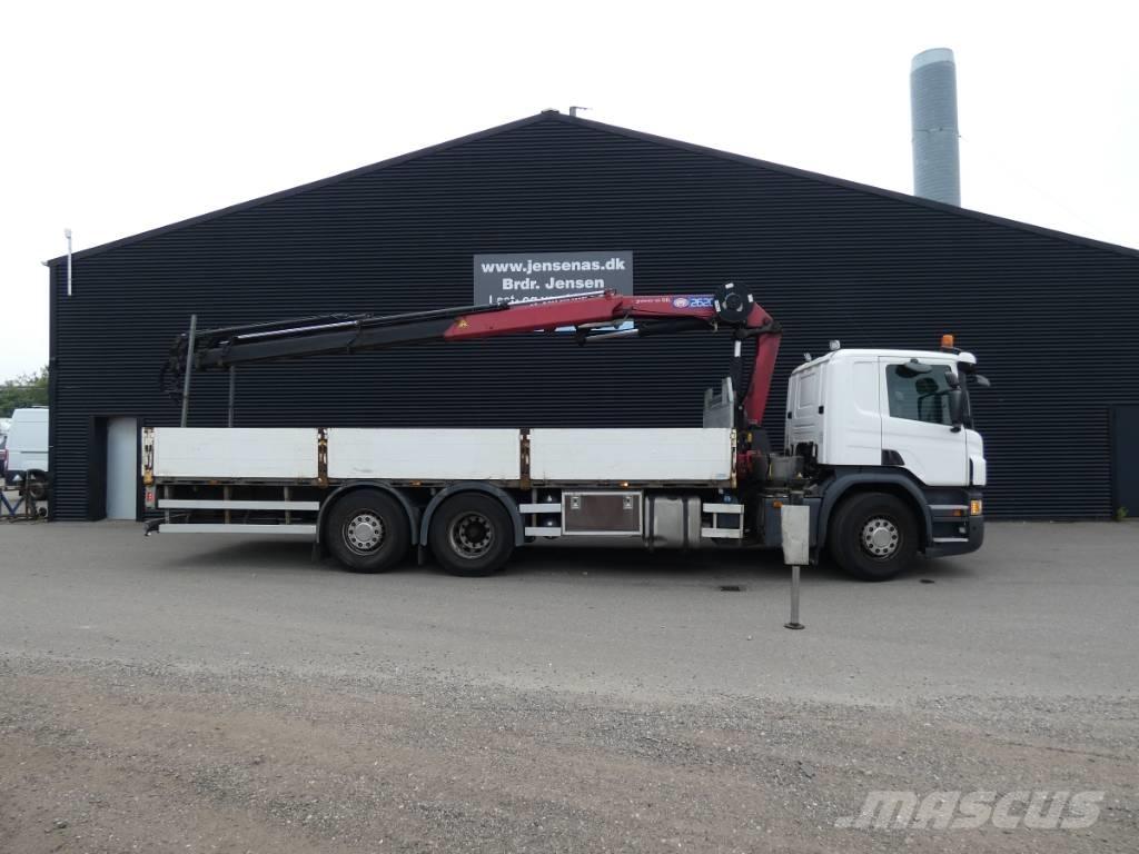 Scania P 360 Lastbil med kran