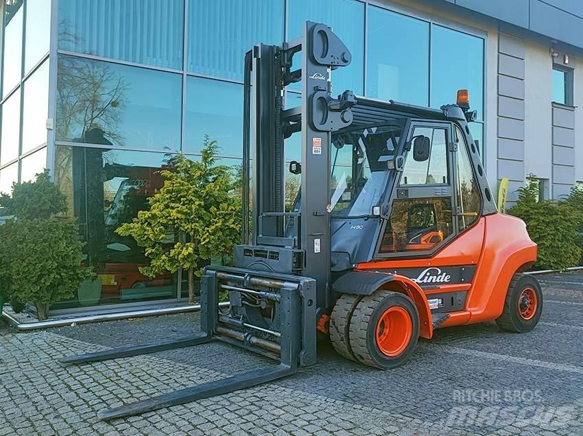 Linde H80D-02/900 Diesel gaffeltrucks