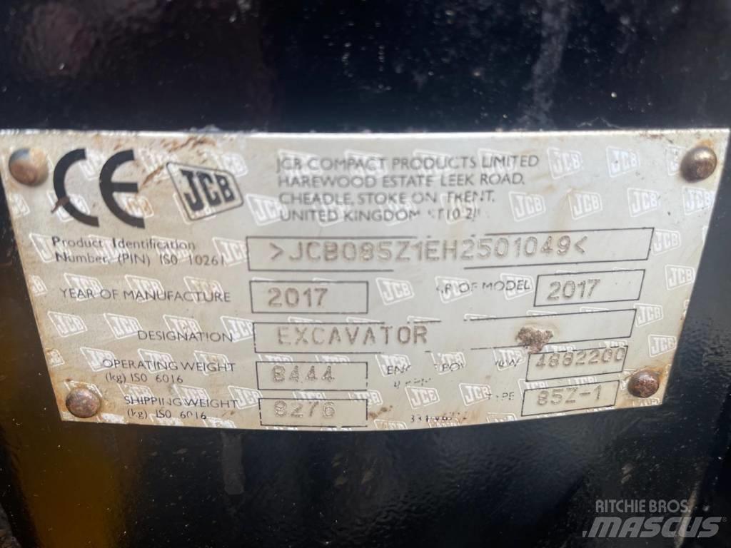 JCB 85 Z Midi-gravemaskiner 7t - 12t