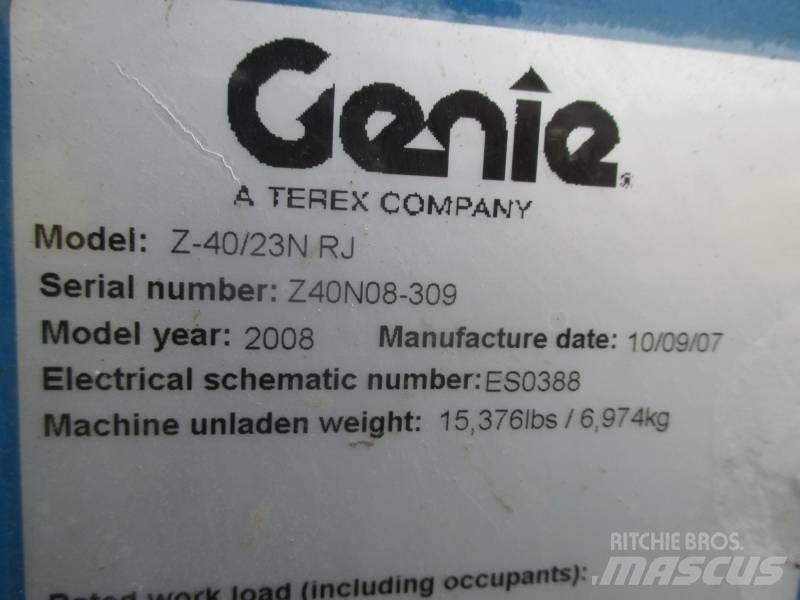 Genie Z 40/23 N RJ Bomlifte med knækarm