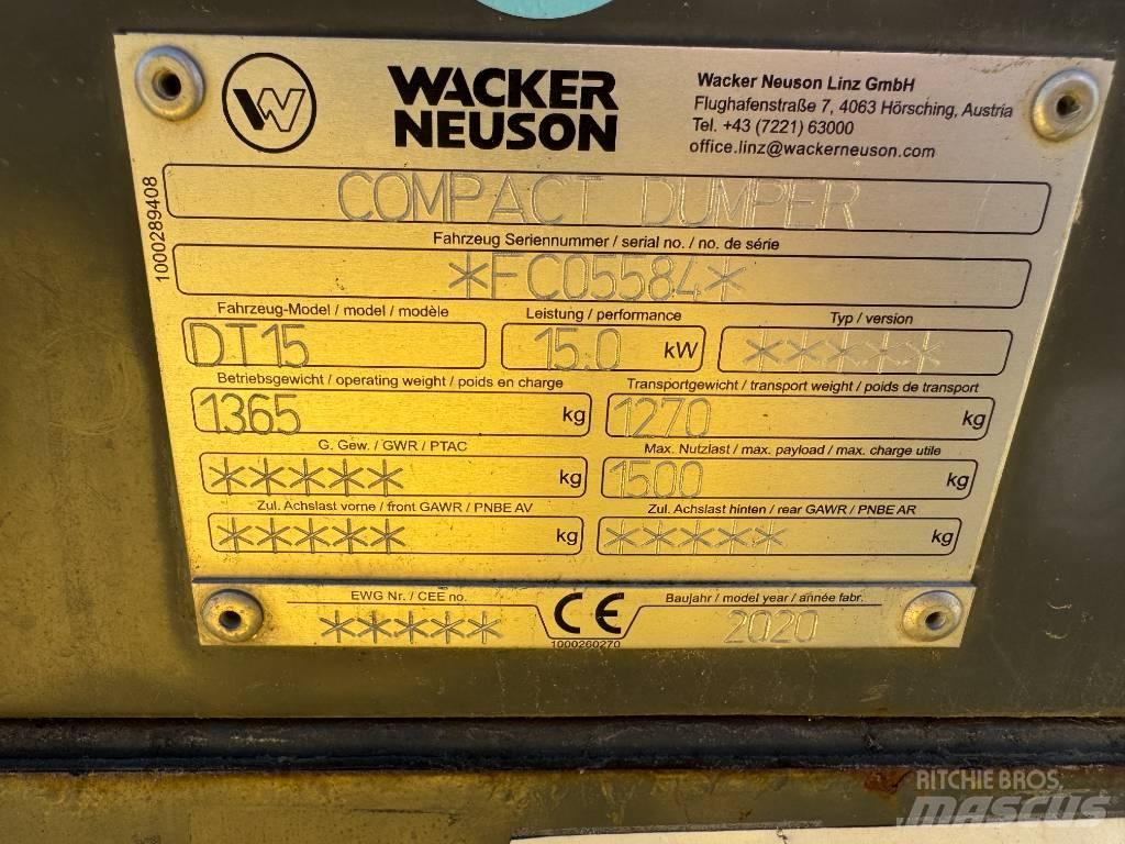 Wacker Neuson DT15 Bælte-tipvogn