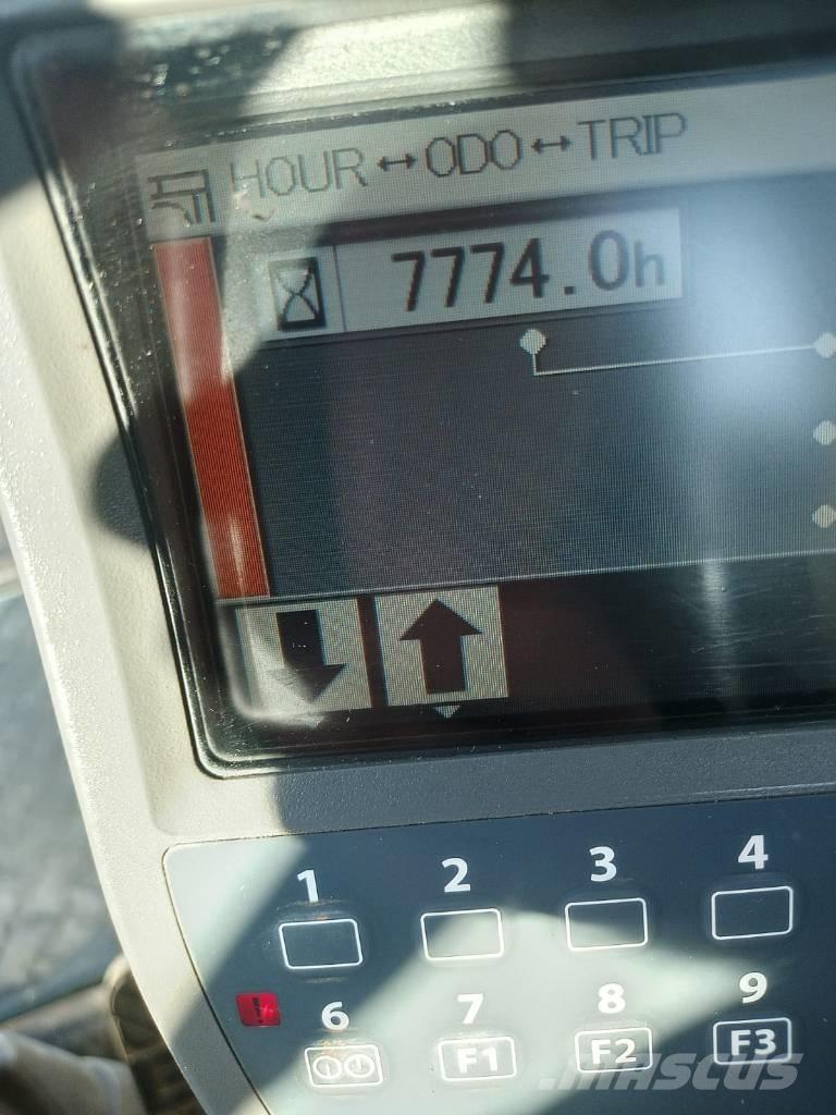 Hitachi ZX 170 W-3 Gravemaskiner på hjul