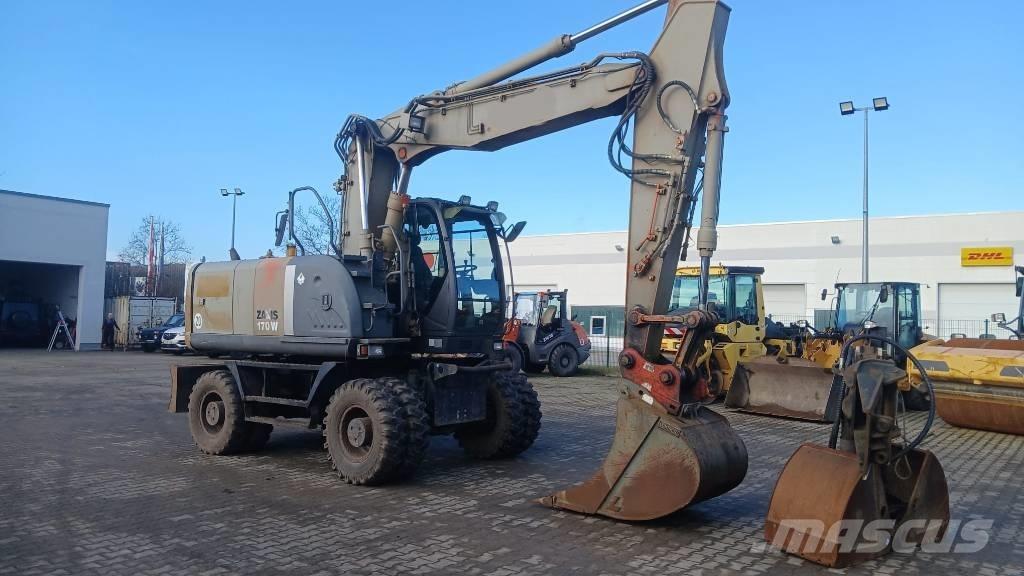 Hitachi ZX 170 W-3 Gravemaskiner på hjul