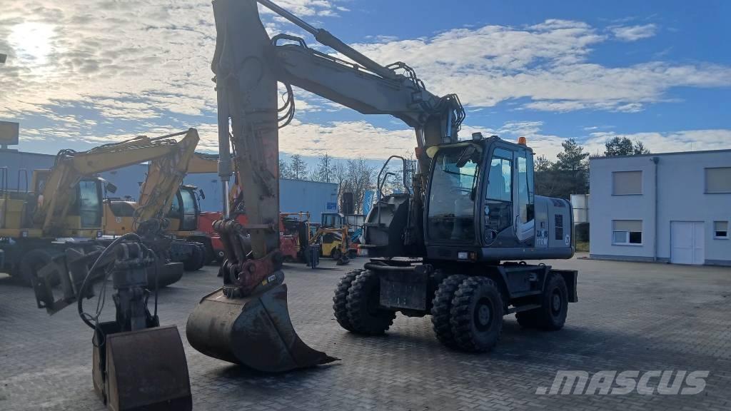 Hitachi ZX 170 W-3 Gravemaskiner på hjul