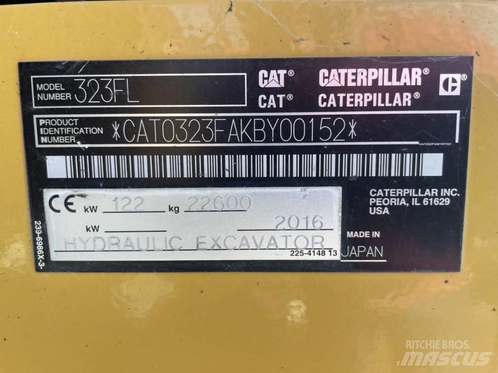 CAT 323F L Gravemaskiner på larvebånd