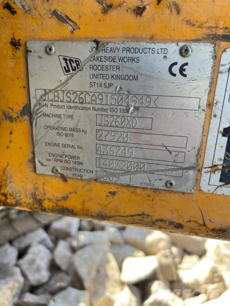 JCB JS 260 XD Radiatorer