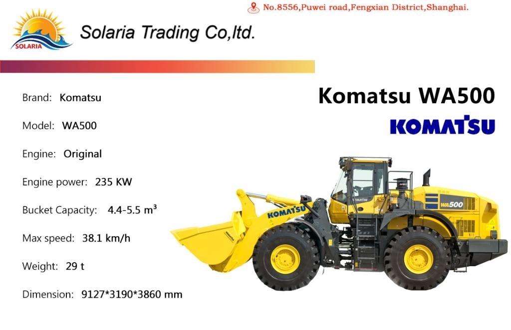 Komatsu WA 500 Læssemaskiner på hjul