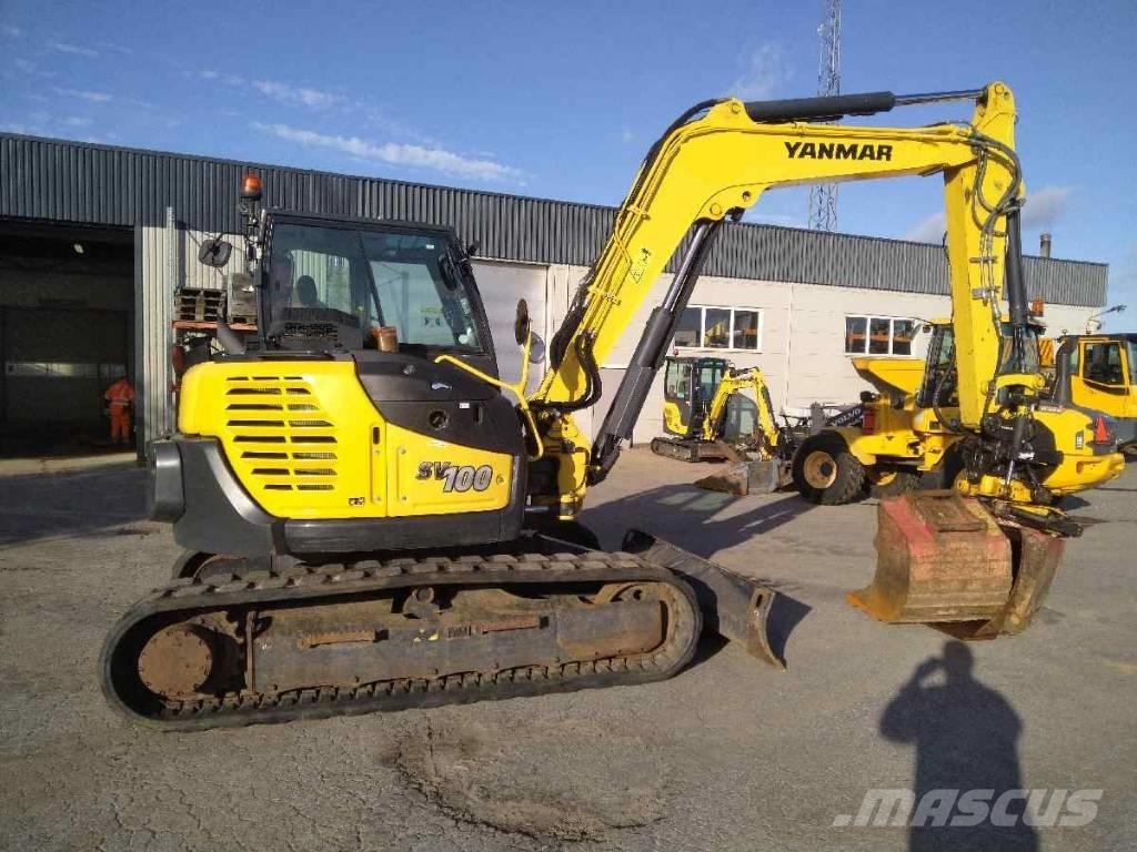 Yanmar SV 100-2A Midi-gravemaskiner 7t - 12t
