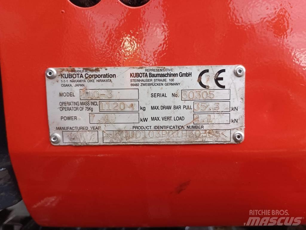 Kubota U 10 Minigravemaskiner