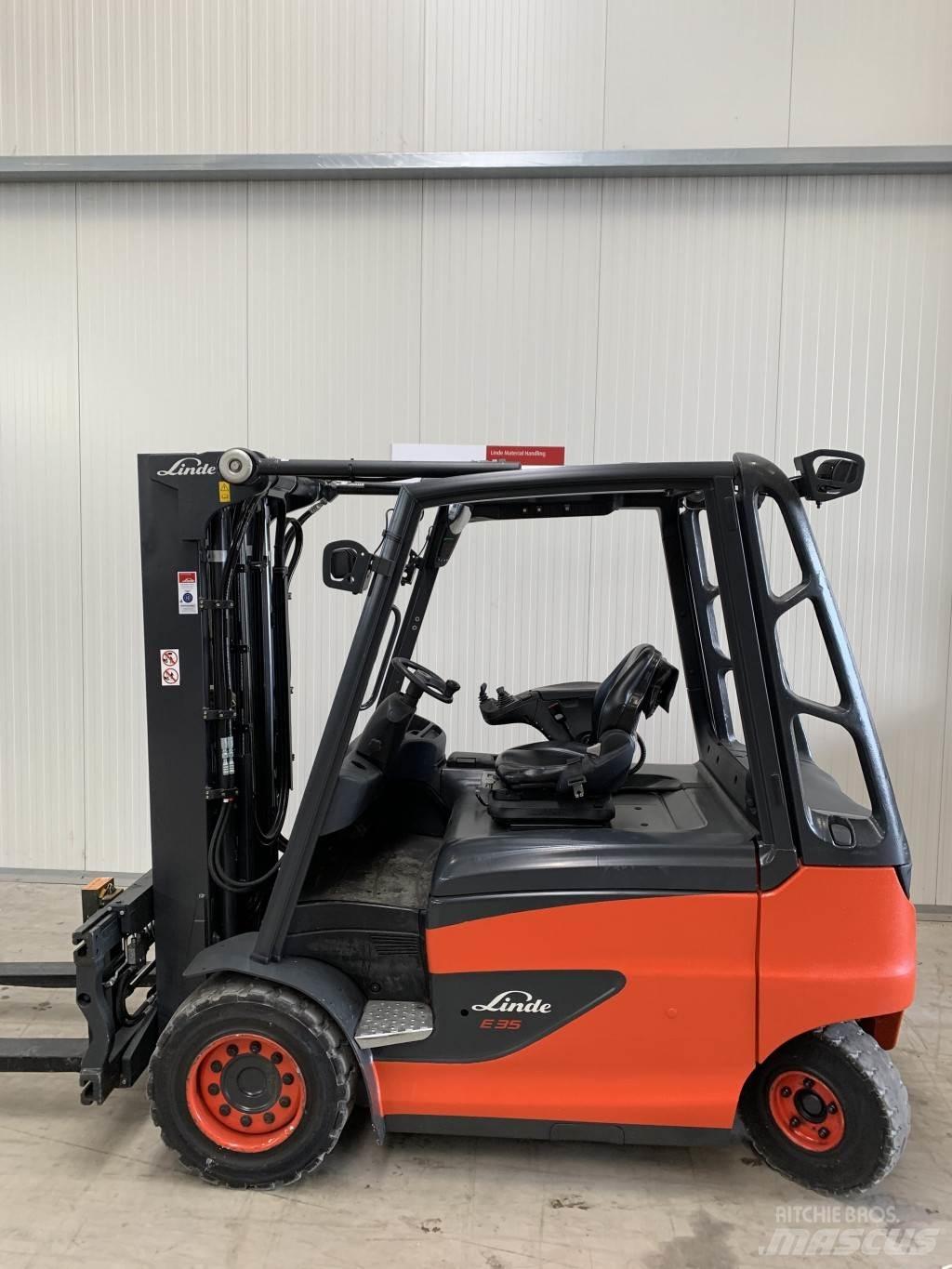 Linde E35/600H El gaffeltrucks