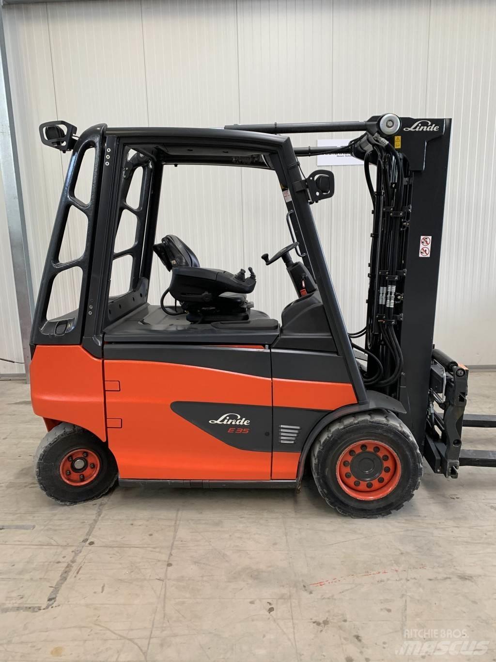 Linde E35/600H El gaffeltrucks