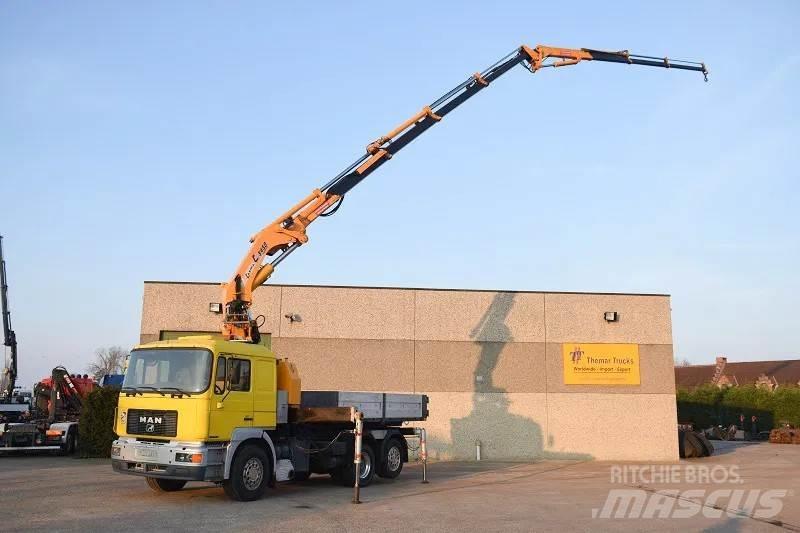 MAN 26.463 Lastbil med lad/Flatbed