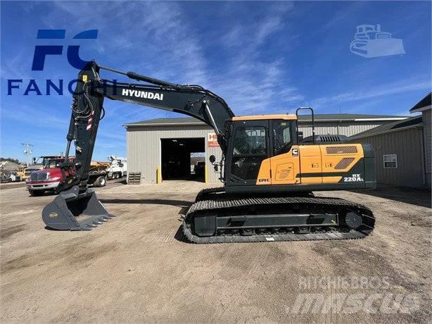 Hyundai 220lc Gravemaskiner på larvebånd