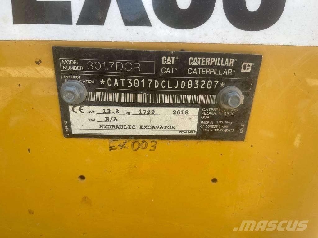 CAT 301.7 CR Minigravemaskiner